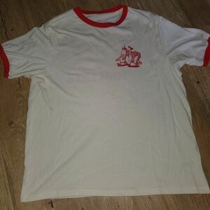 White and Red Valentines Themed Fries & Ketchup, Better Togther T-shirt (Unisex)